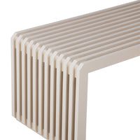 Slatted bench - sand