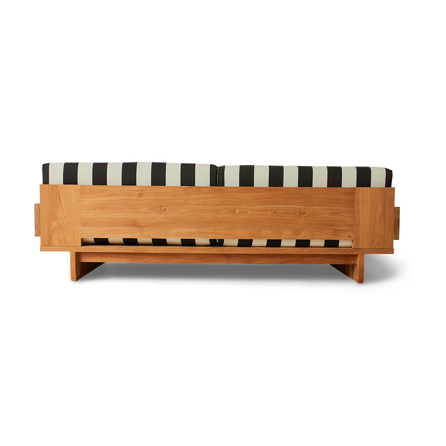 Outdoor sofa teak wood - Stracciatella