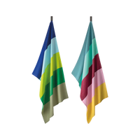 bold striped cotton kitchen towels