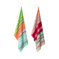 bold striped cotton kitchen towels