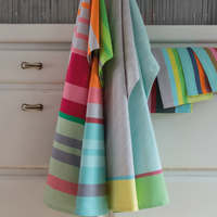 bold striped cotton kitchen towels