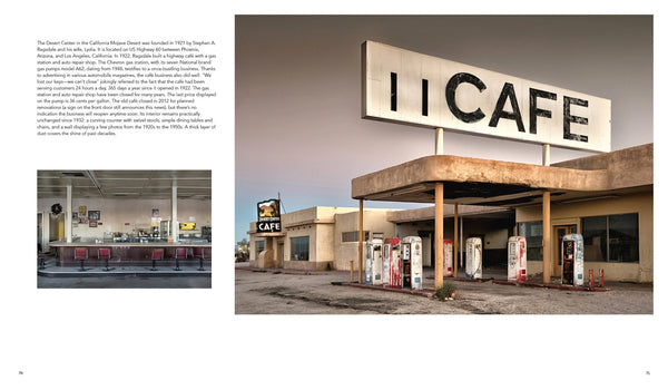 page from photobook lost places gas station
