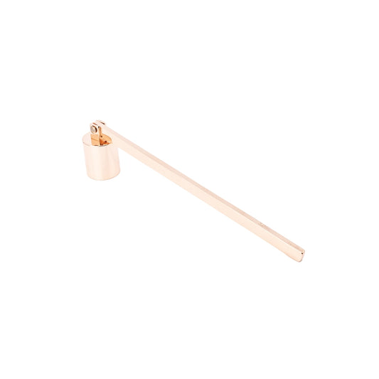 rose gold stainless steel hand polished silver candle wick snuffer
