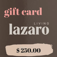 LAZARO living gift card