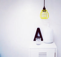 Single pendant light - chartreuse