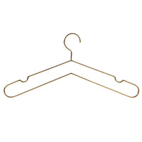 handmade clothing hanger in brass