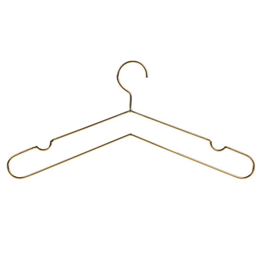 handmade clothing hanger in brass