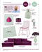 editorial in HGTV magazine with HKliving USA marsala metal chair