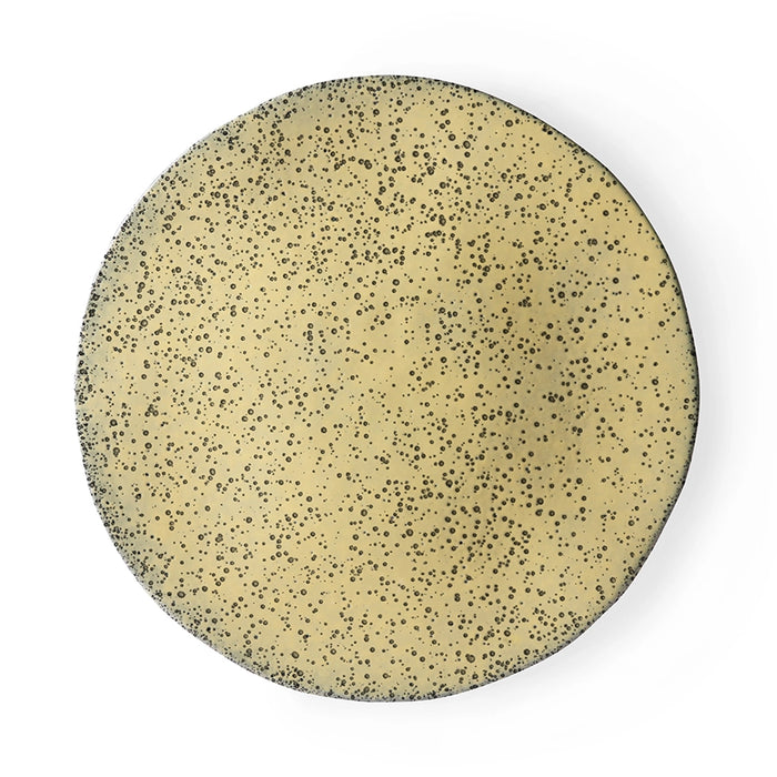 Gradient ceramics - dinner plates yellow (set of 2)