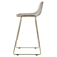 Bar stool metal wire HK living usa brass kitchen 