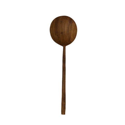 Natural wood ladle