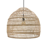 Wicker hanging lamp