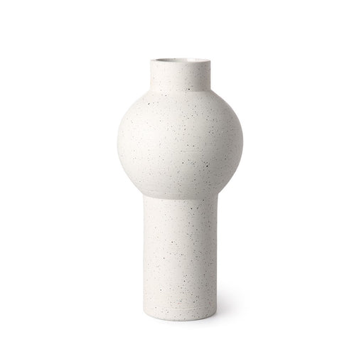 speckled caly vase round