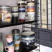 open shelving with hk living usa ceramic collection plates and bowls