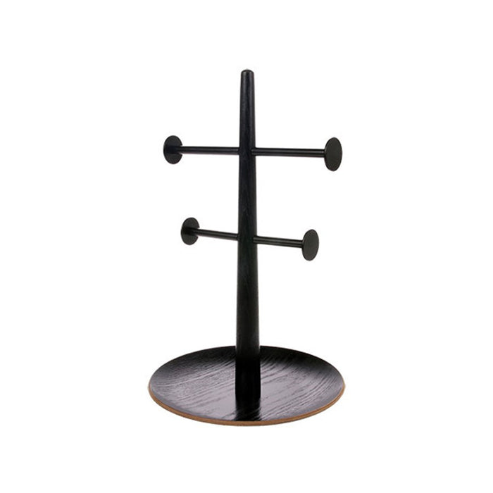 black willow wood and metal jewelry rack