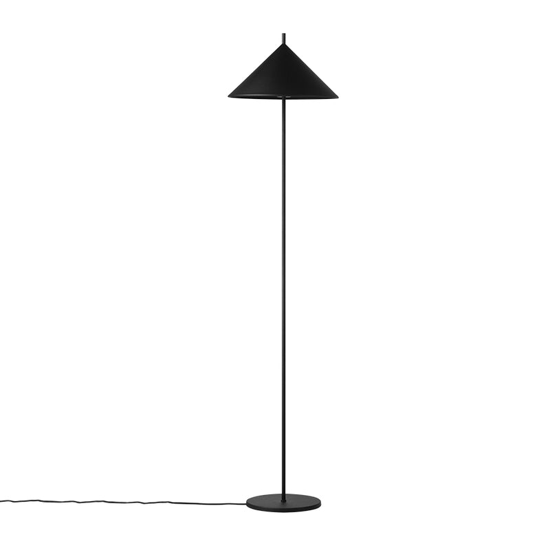 Nordic style minimalistic tall floor lamp with triangle shape 