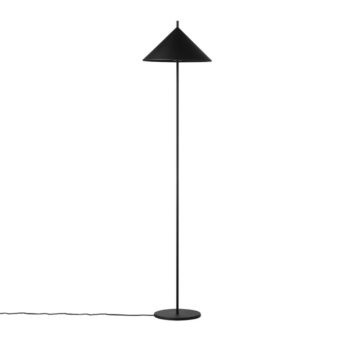 Nordic style minimalistic tall floor lamp with triangle shape 