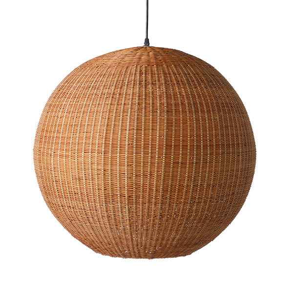 bamboo round hanging lamp