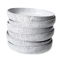 stack of deep plates