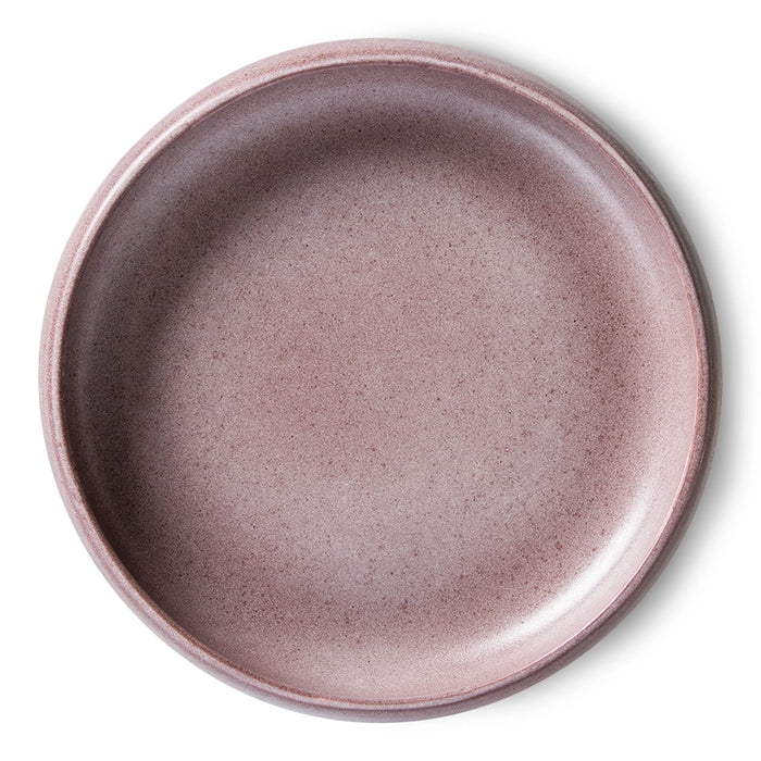 deep purple porcelain plate