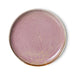 porcelain rustic pink side plate