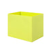 bright yellow iron sheet storage box