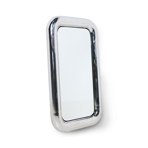 rectangular chrome chubby mirror