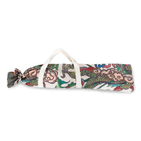 carry bag foretro style beach parasol dragons and ombre fringes 