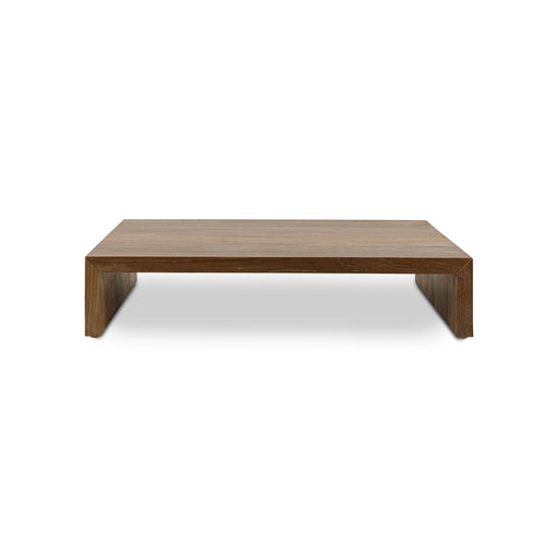 teak wooden plateau table