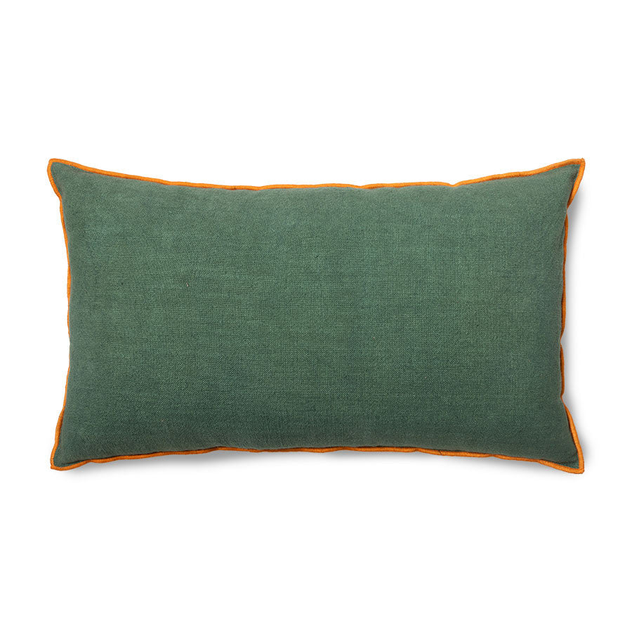 Home decor pillow 30x90cm green wool Vintage lumbar pillow turkish oushak high quality cushion