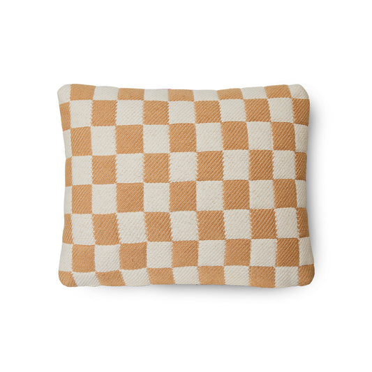 checkered pillow 