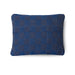 checkered cotton pillow in bright colors
