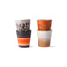set of 4 small cups for ristretto coffee drinks