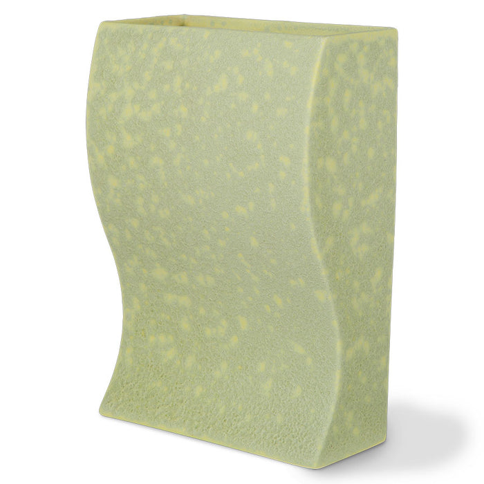 Ceramic block vase - pistachio (set of 2)