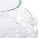 clear glass cloud shaped vase