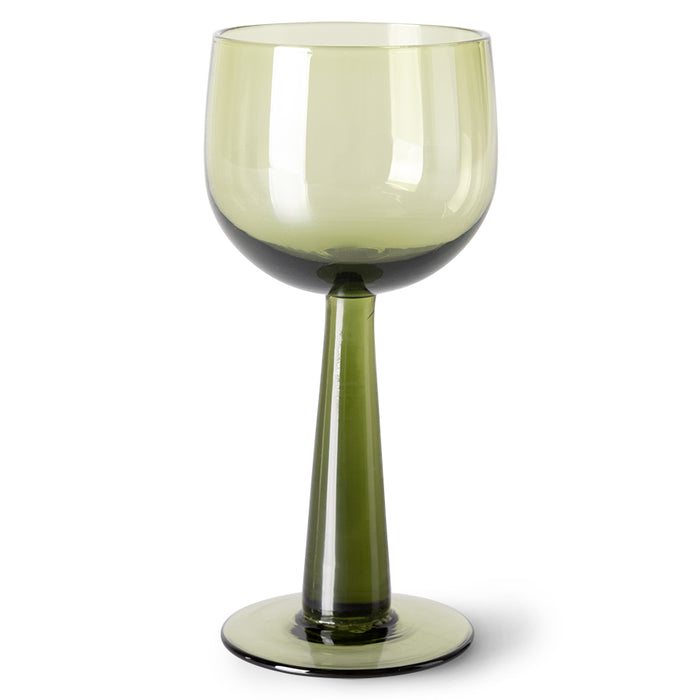 Laura Ashley White Wine Glasses, Set of 4 - Green