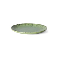 70s ceramics appetizer / dessert plate Kiwi (set of 2)
