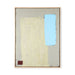 abstract painting in a wooden frame 