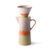 ceramic coffee filter on ceramic coffee pot