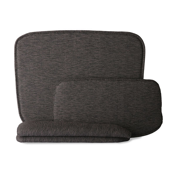 comfort kit made from charcoal colored fabric