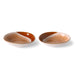 set of two curry bowls in earth tones with a glossy finish