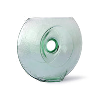 delicate glass sculpture that can be used as flower vase