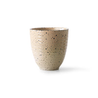 speckled glaze gradient mug in taupe color