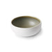 porcelain small bowl white outer green inside