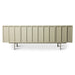low sideboard in a contemporary design inspired by 1960 cube cupboards
