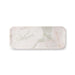rectangle marble white green and pink  tray