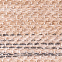 Handwoven indoor / outdoor rug natural