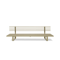 olive color aluminum sofa for outdoor use