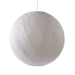 super large white hanging ball light made of bamboo and white rice paper