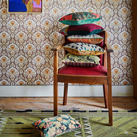DORIS for HKliving - printed satin pillow glitter